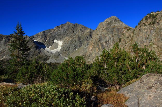 Mt. Geikie from our camp. Photo by Fred Pflughoft.