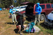 At the Big Sandy Trailhead. Photo by Fred Pflughoft.