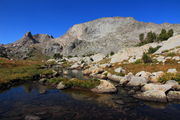 Tower Pk. & Mt. Hooker. Photo by Fred Pflughoft.