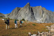 Hiking in the East Fork Valley. Photo by Fred Pflughoft.