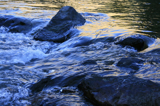 Clear Creek Rushing. Photo by Fred Pflughoft.