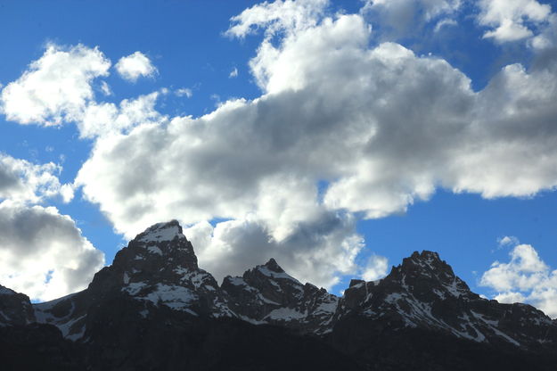 Teton Silohuette. Photo by Fred Pflughoft.