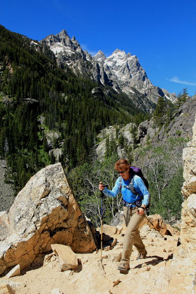 My Best Hiking Partner. Photo by Fred Pflughoft.