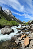 Cascade Canyon Ramparts. Photo by Fred Pflughoft.