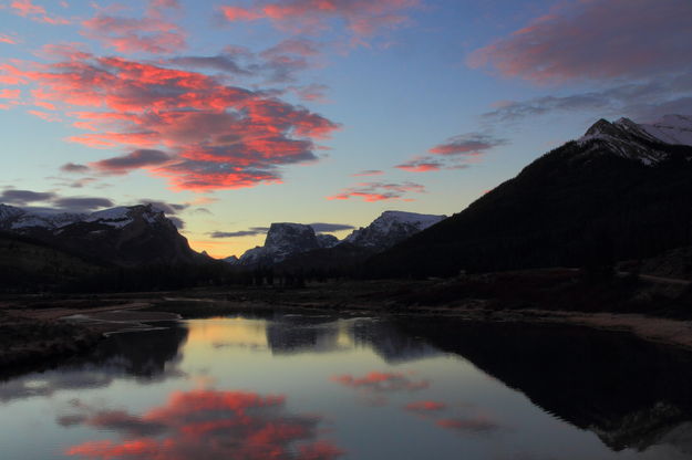 Day Dawning over Squaretop Mtn.. Photo by Fred Pflughoft.