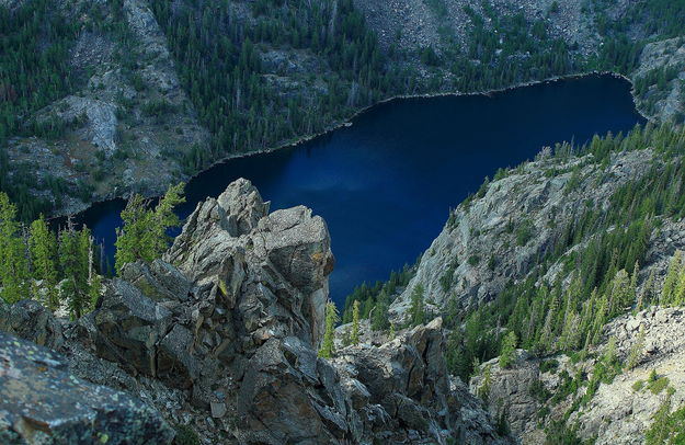 Long Lk. from Sacred Rim. Photo by Fred Pflughoft.