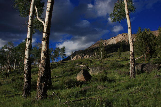 Storm over Osborn Mtn.. Photo by Fred Pflughoft.