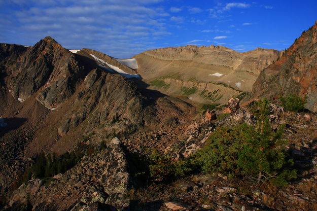 Battleship Mountain at sunrise. Photo by Fred Pflughoft.