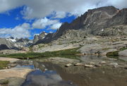 Titcomb Basin tarn. Photo by Fred Pflughoft.