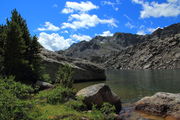 View  Up Valley from Rapid Lake. Photo by Fred Pflughoft.