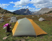 High Camp at Miller Lake. Photo by Fred Pflughoft.