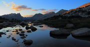 Sunset from Miller Lake. Photo by Fred Pflughoft.