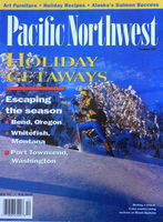 Cover of Pacific Northwest Magazine / circa December 1991. Photo by Fred Pflughoft.
