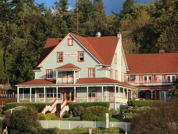 Orcas Hotel. Photo by Fred Pflughoft.