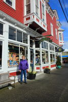 Main Street La Conner - Skagit Valley. Photo by Fred Pflughoft.