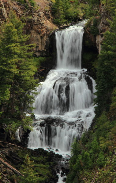 Undine Falls. Photo by Fred Pflughoft.