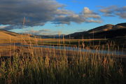 Lamar Valley at Sunset. Photo by Fred Pflughoft.