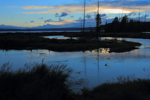 Sunset at Mary Bay. Photo by Fred Pflughoft.