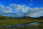 Electric Peak from Swan Flat. Photo by Fred Pflughoft.