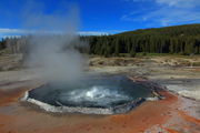 Crested Pool / Upper Geyser Basin. Photo by Fred Pflughoft.