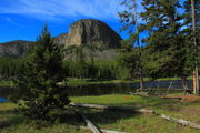 Mount Haynes above the Madison River. Photo by Fred Pflughoft.