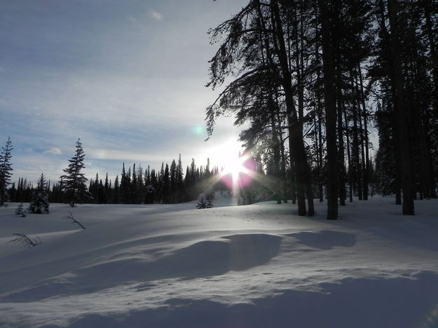 A peaceful sunset in the wilderness. Photo by Scott Almdale.