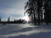 A peaceful sunset in the wilderness. Photo by Scott Almdale.