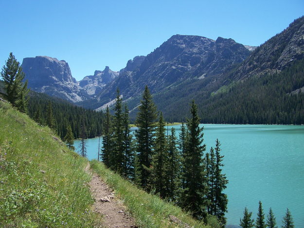 Glacier-silted Upper Green Lake. Photo by Scott Almdale.