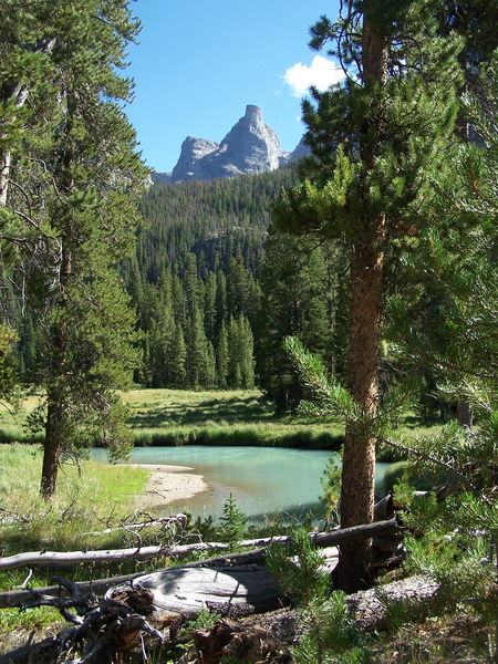 Campsite view of the Bottle. Photo by Scott Almdale.