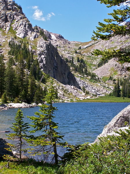 Campsite view of Clark Lake. Photo by Scott Almdale.