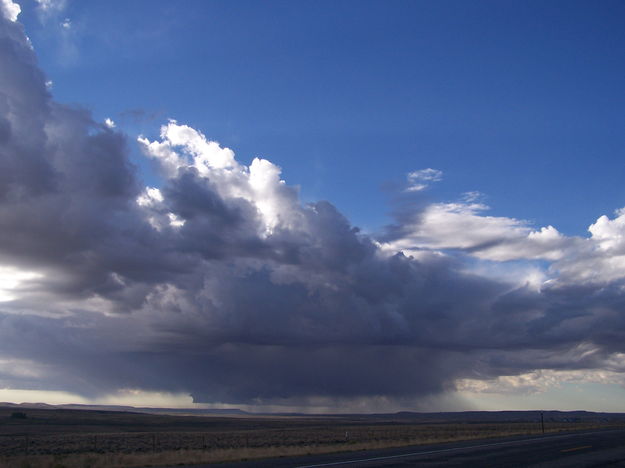 This storm can be seen many miles away.. Photo by Scott Almdale.