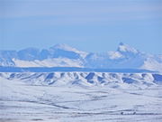 Wind River Peak view from Big Piney     . Photo by Scott Almdale.