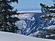 A view over Fremont Lake Canyon toward WY Range Mtns.. Photo by Scott Almdale.