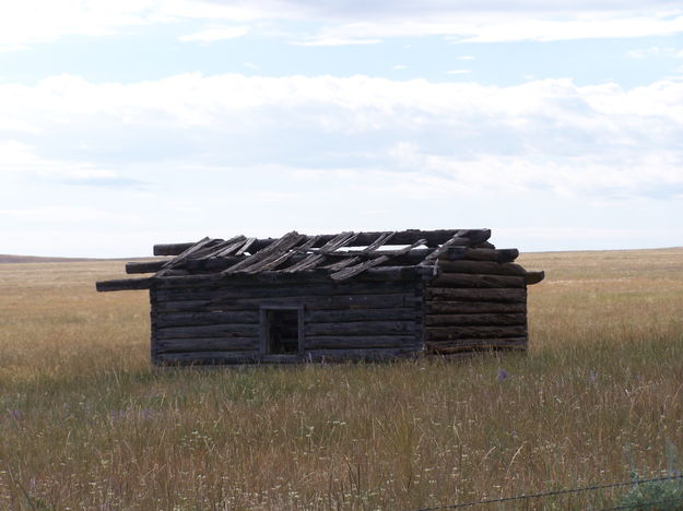 Abandoned historic log cabin. Photo by Scott Almdale.