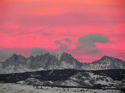 Sublette County Snowy Landscape, Wildlife, Sunset/Sunrises        