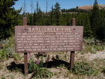 Bare Creek fire sign