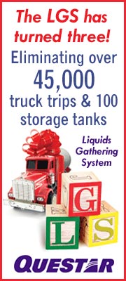Questar's Liquid Gathering System is 3 years old!
