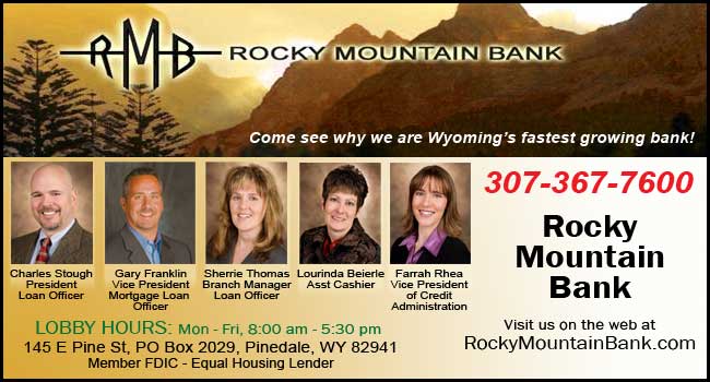 Rocky Mountain Bank, Wyoming's fastest growing bank!