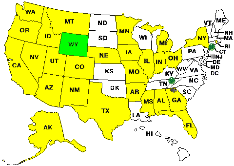 50 states map