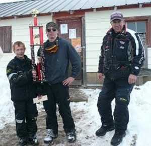 Winners of Single Class, Team #13, (L-R): Joe Shenefelt, Rusty Steele, Gary Neely