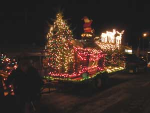 2011 Pinedale Christmas parade float