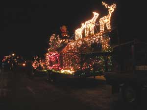 2011 Pinedale Christmas parade float