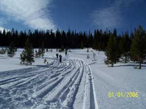 January 7, 2012 avalanche class. Photo by George Pryich.
