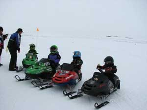 (L-R): Max Shaw, Gail Dugan, Noah Sletten, Nicholas Sletten