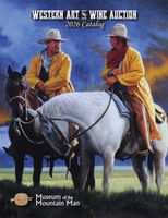 2026 Art Auction catalog cover artwork 'Storms Coming' by Keith Batcheller