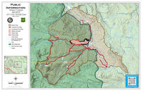 Kinky Creek Fire map as of July 3, 2026
