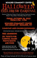Boulder Community Center Halloween