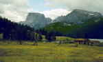 Osborn Cabins, lower Green River Lakes. Photo by Terry and Ron Bunge.