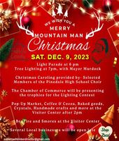 Mountain Man Christmas in Pinedale Saturday, Dec. 9th