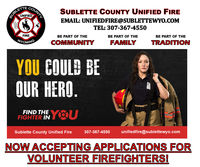 Seeking volunteer firefighters